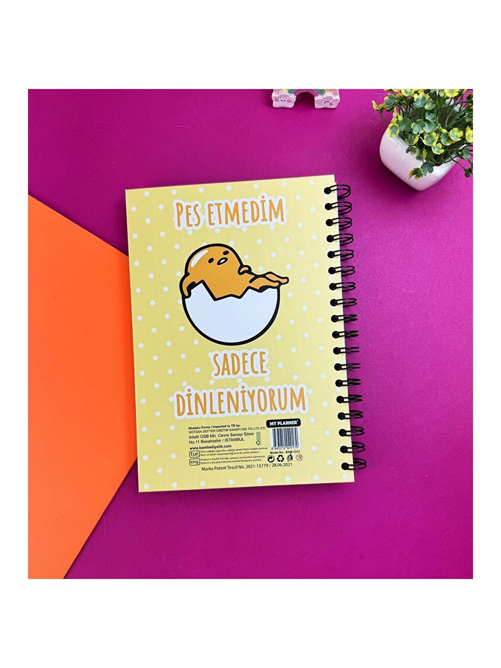 Pes Etmedim Dinleniyorum Tasarımlı Konuşan Ajanda-1