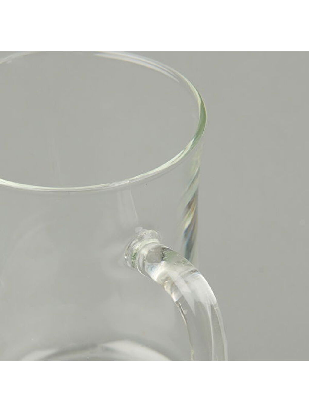 Renksiz Keyif 3'lü Cam Kupa - Şeffaf - 180 ml-3