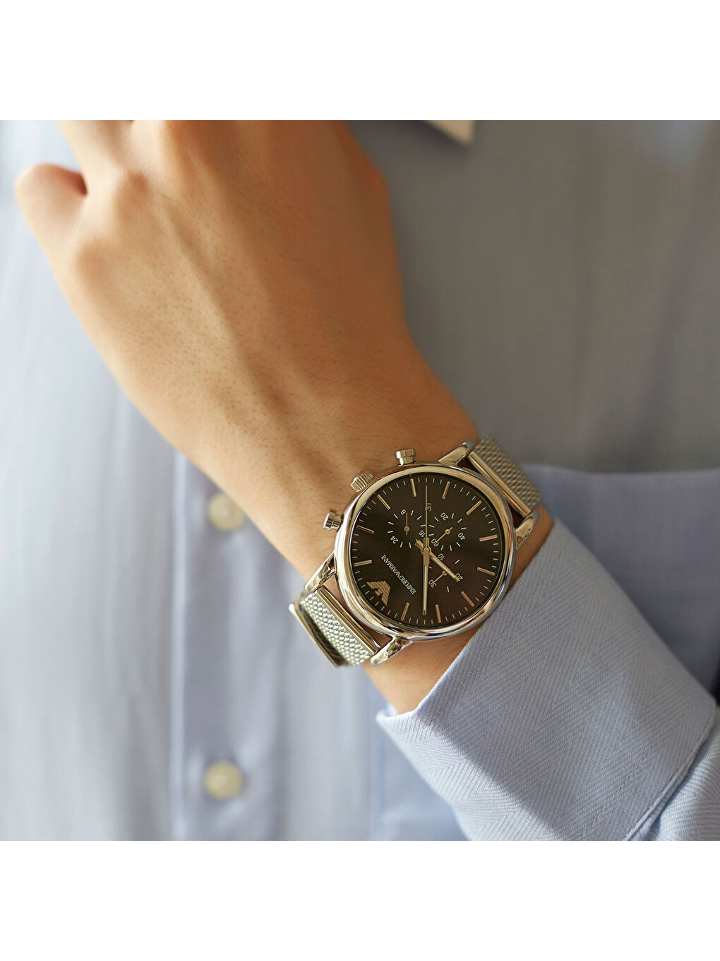 Gri AR1808 Erkek Kol Saati-3