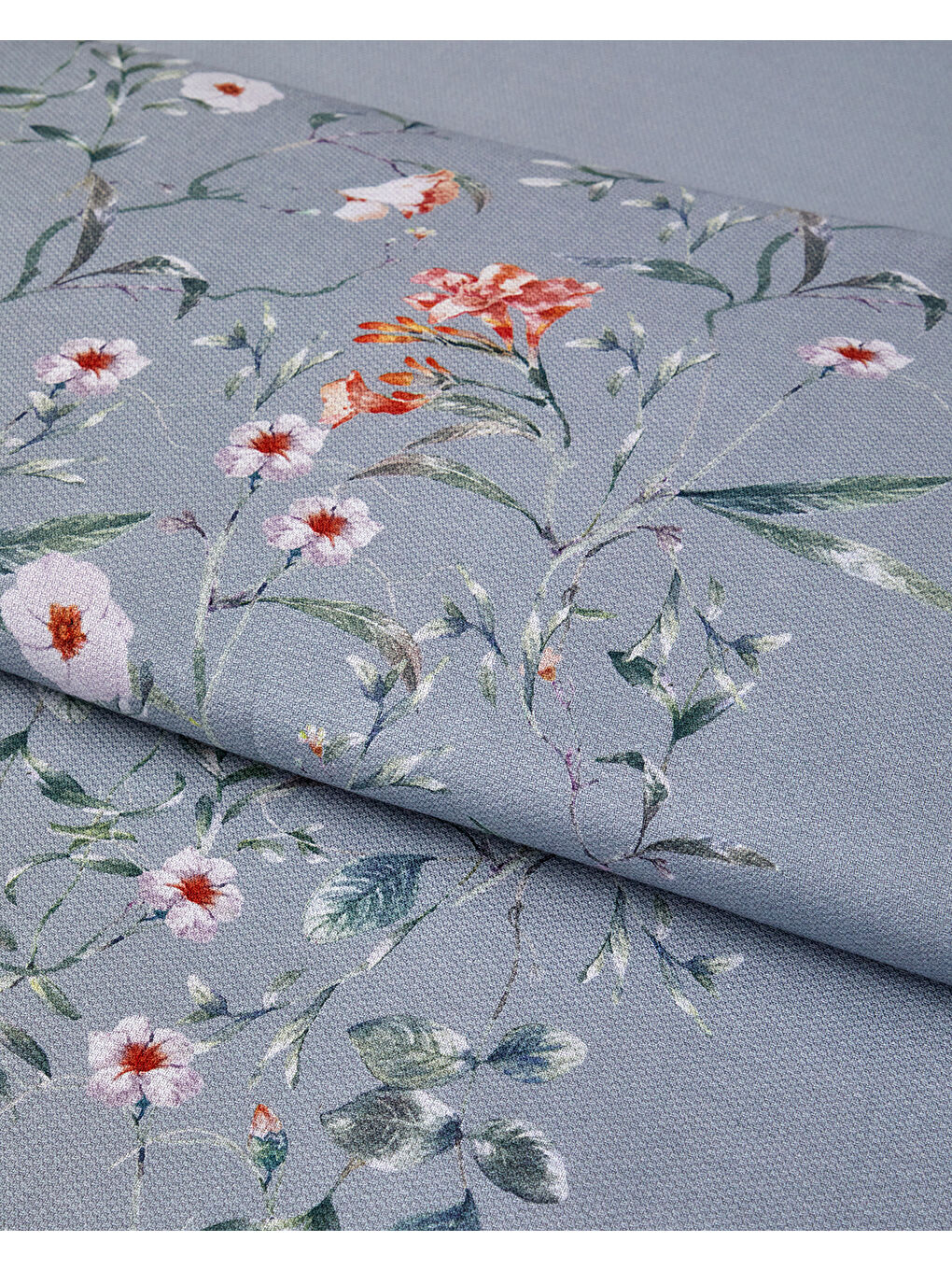 Yeşil Harmony Garden Krep Super King Nevresim Takımı 260x220 cm Seledon-2