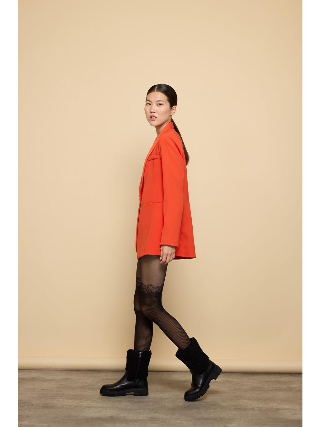 Kadın Su Geçirmez Siyah Bot-2