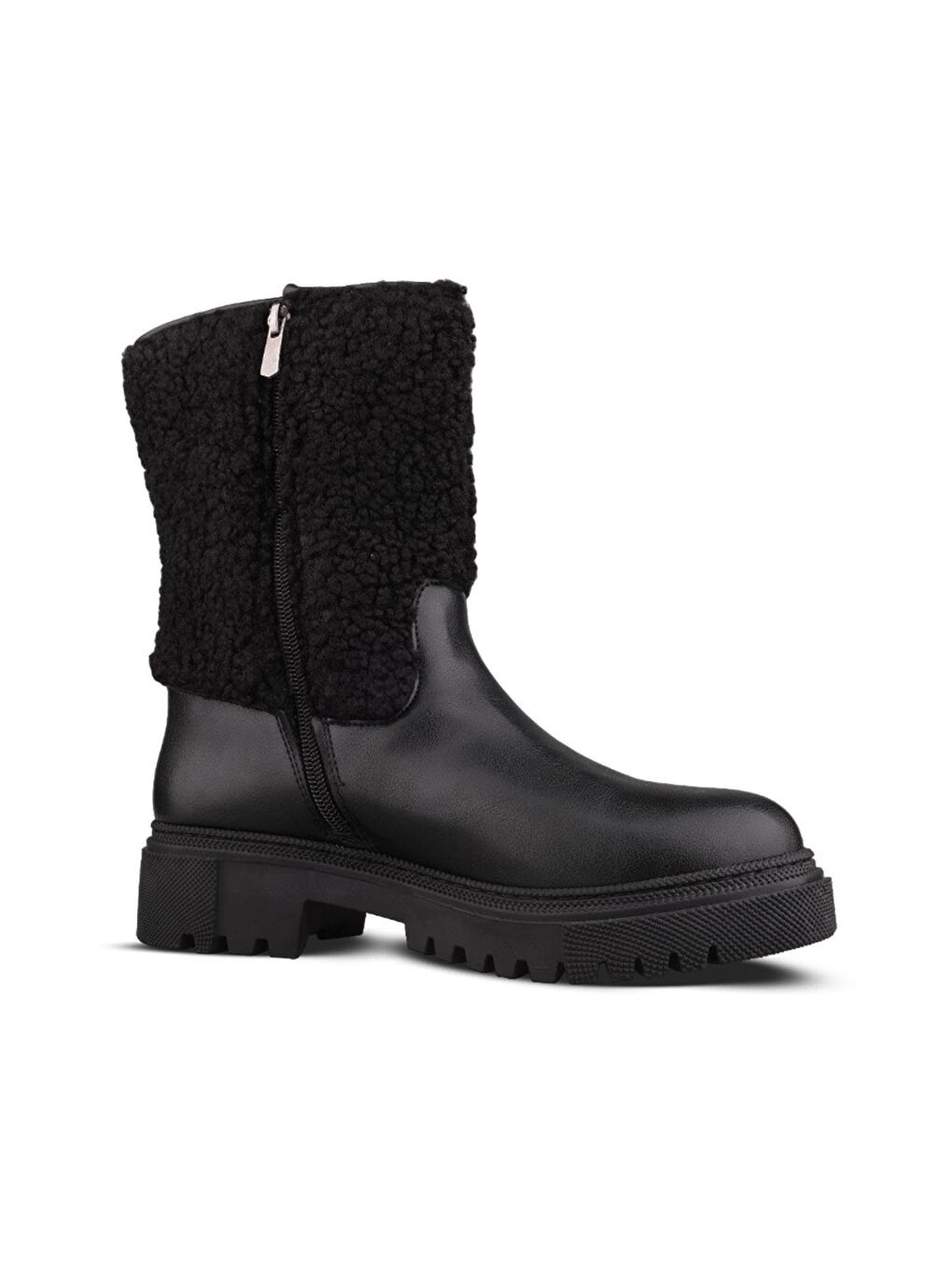 Kadın Su Geçirmez Siyah Bot-3