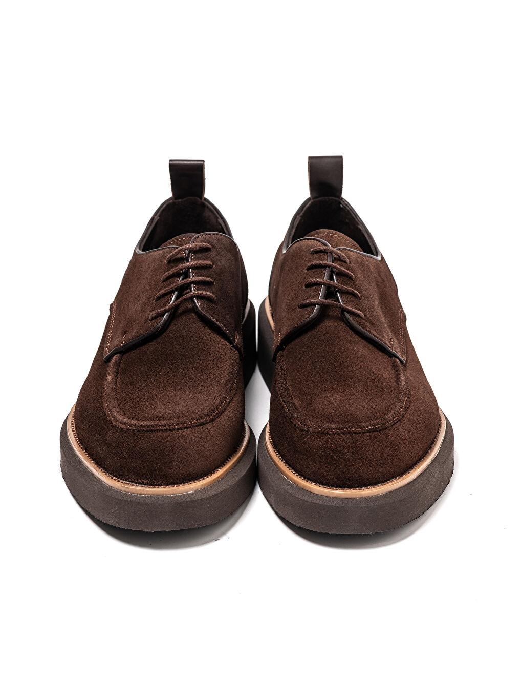 Kahverengi Erkek Oxford ( Klasik) VH-JMY 96-411 Kahve Sanova Süet-5