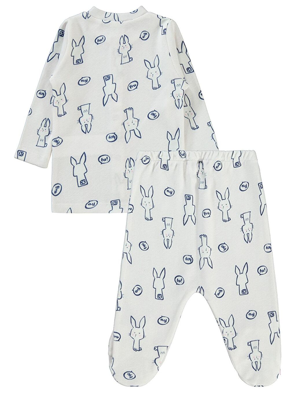 Baby Kız Bebek Pijama Takımı 1-6 Ay Pembe-1