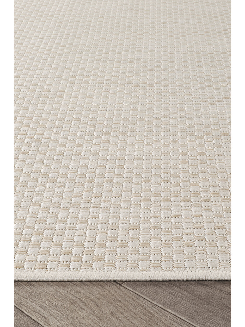 Ekru Sisalux 3081 Krem Bej Sisal Dokuma Jüt Hav Toz Vermez Halı Salon Mutfak Oda Halısı-60x100-3