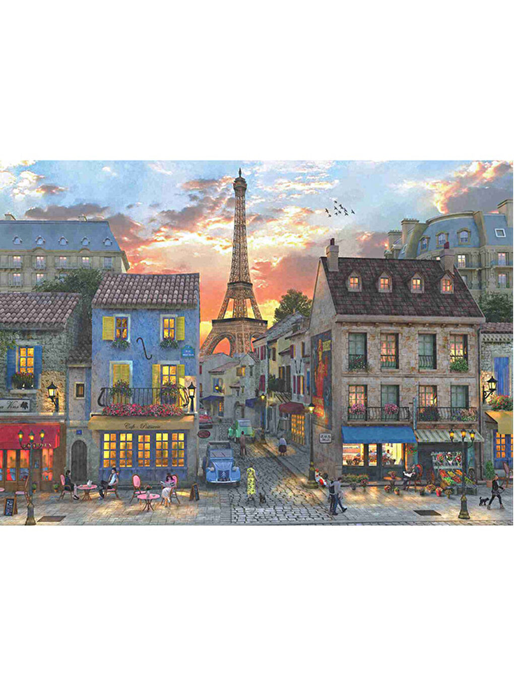 Anatolian Renksiz Puzzle 3000 Parça Paris Sokakları 4910 - 1