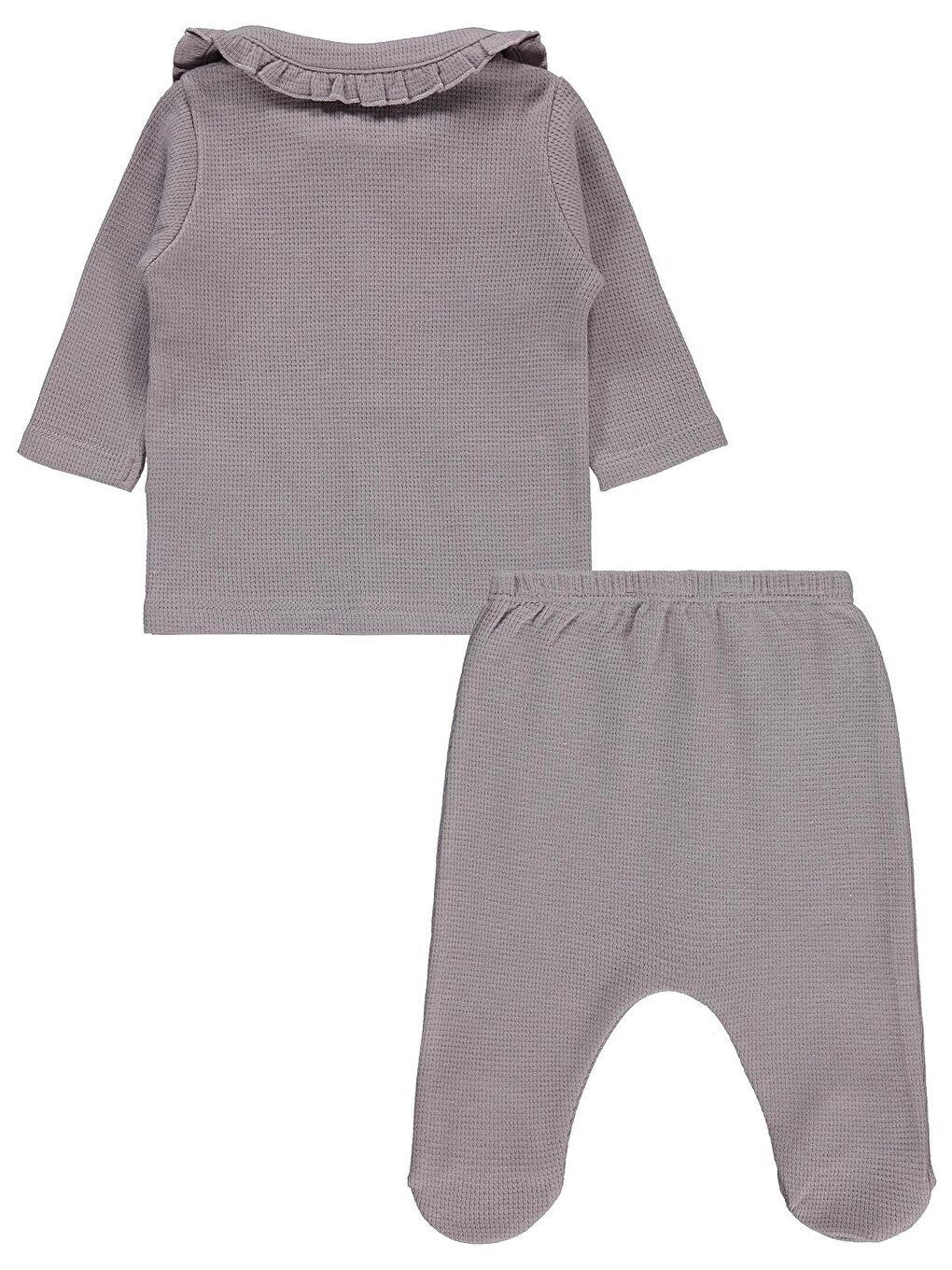 Baby Kız Bebek Pijama Takımı 1-9 Ay Lila-2