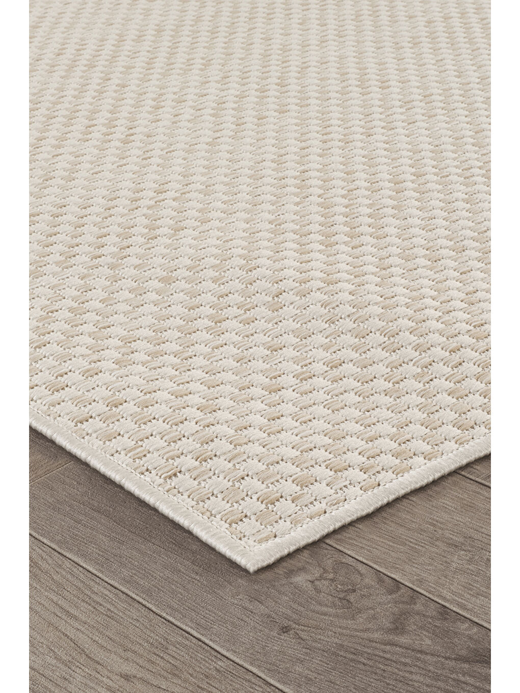 Ekru Sisalux 3081 Krem Bej Sisal Dokuma Jüt Hav Toz Vermez Halı Salon Mutfak Oda Halısı-60x100-4