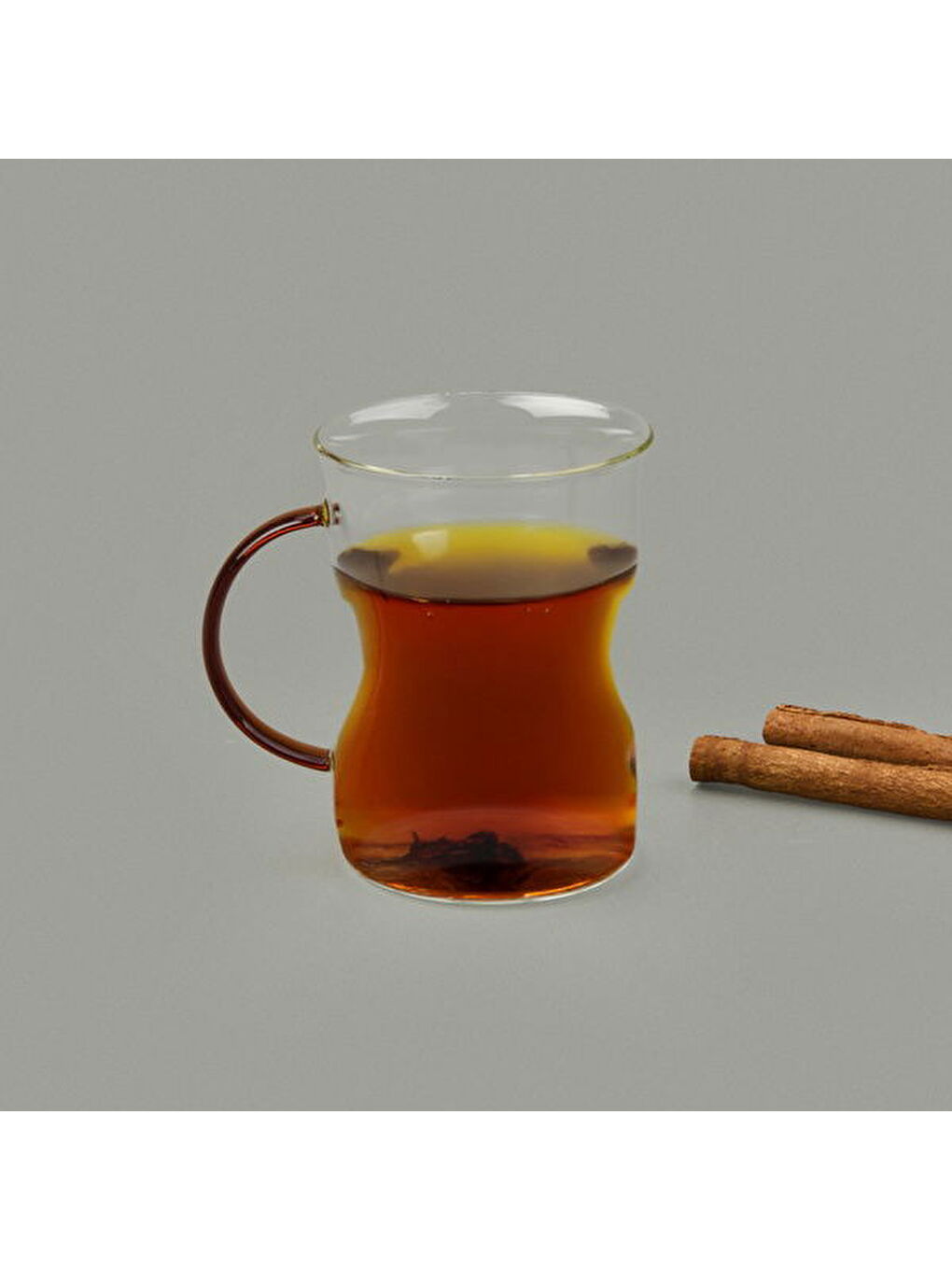 Karışık Keyif 3'lü Renkli Kulplu Cam Kupa - Renkli - 200 ml-5