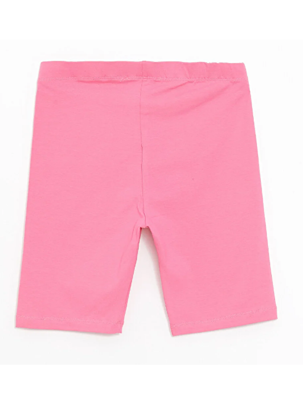 Kız Çocuk Baskılı Kısa Tayt Pembe- Derek-1