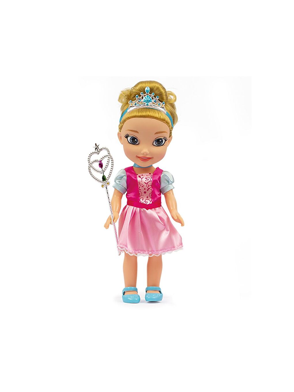 DISNEY Beyaz-Renklibaskı Prenses Bebek Sindirella 35Cm-GG03016