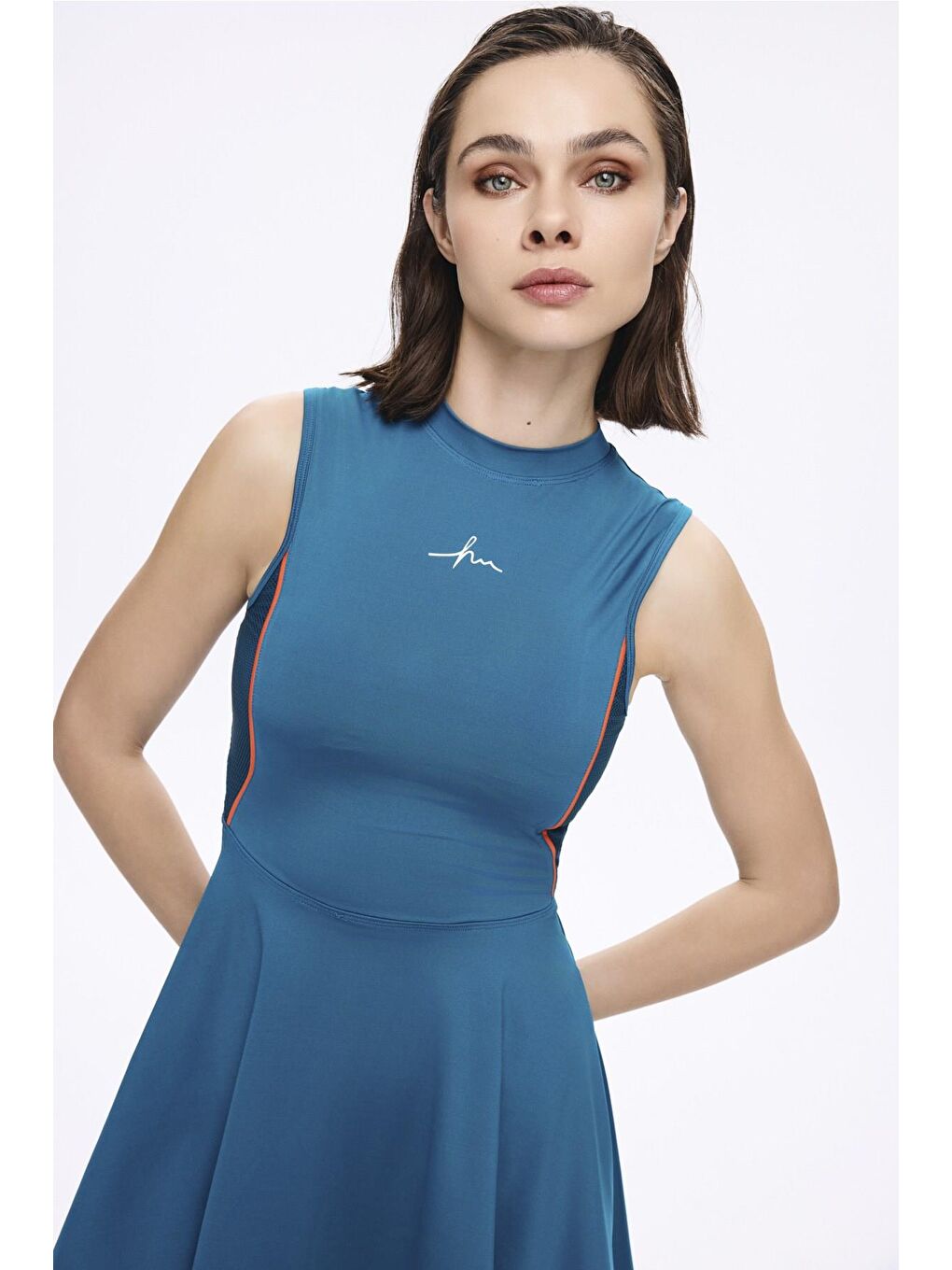 Spor Kesim Yeşil 4 Parça Yarı Kapalı Mayo Takımı 5058-1