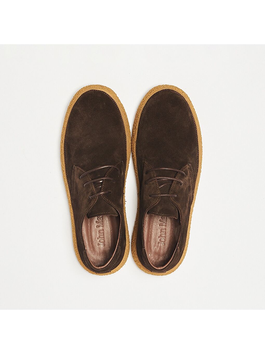 Kahverengi Erkek Oxford ( Klasik) OG-2182 2164 Kahve Süet-6