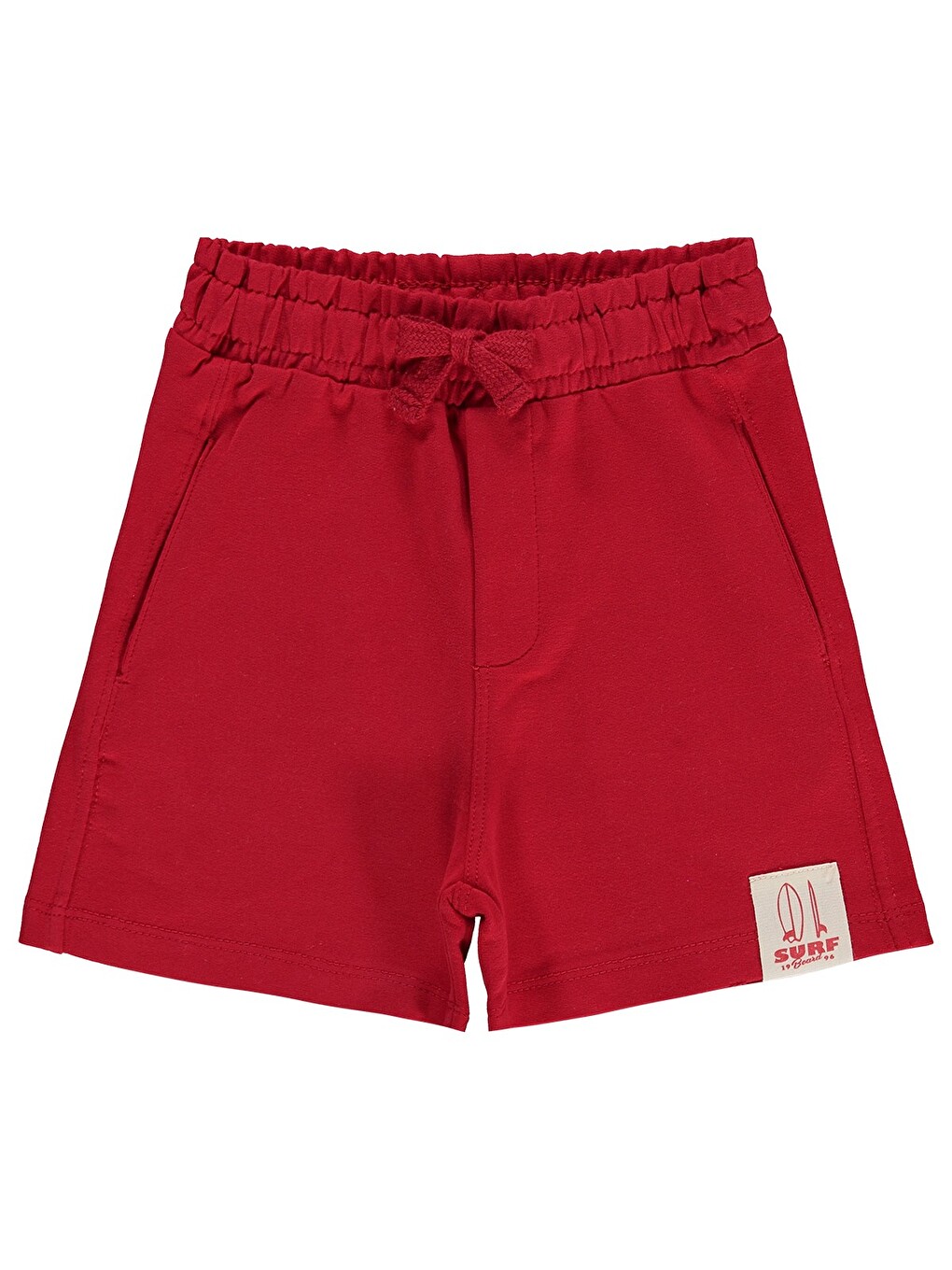 Boys Basic Surf Etiketli 2-5 Yaş Kapri - Kırmızı