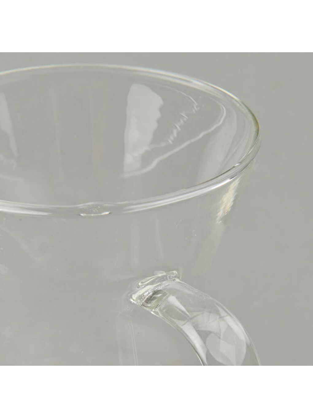 Renksiz Keyif 6'lı Cam Kupa - Şeffaf - 200 ml-2