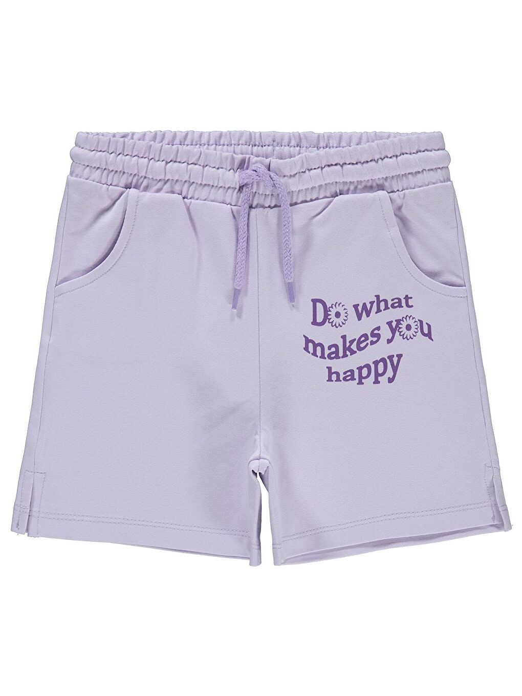Mor Girls Kız Çocuk Şort 10-13 Yaş Nazik Lavanta