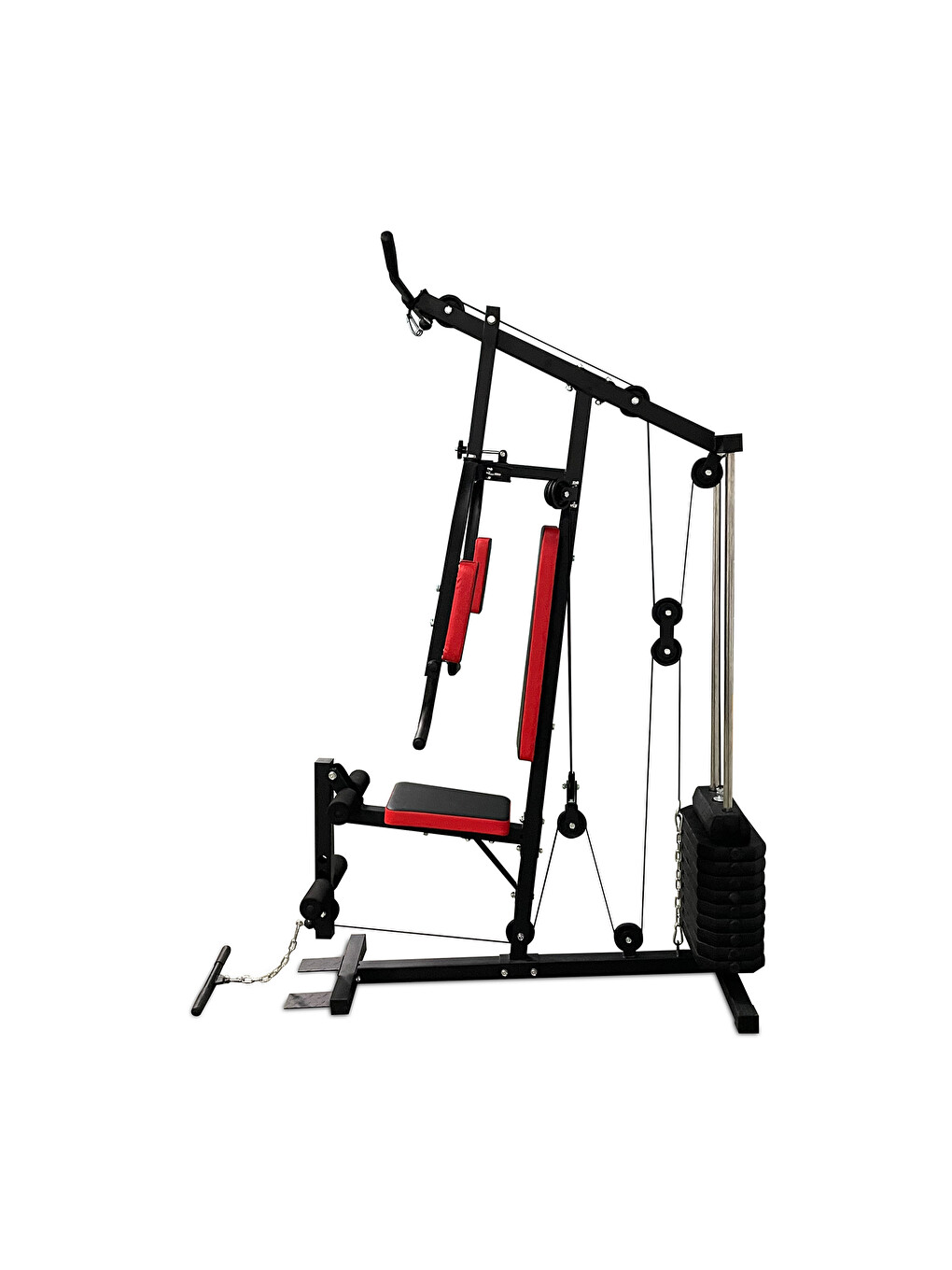 Kırmızı DYNAMIC 1001 ISTASYON KIRMIZI SİYAH 67KG AĞIRLIKLI DAIRE KAPISI TESLİM EDİLİR-1
