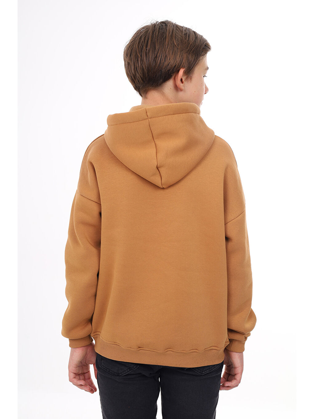 Toontoykids Kahverengi Erkek Çocuk Nakışlı Sweatshirt - 3