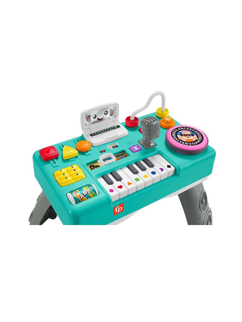 FISHER PRICE Beyaz-Renklibaskı Fisher-Price Eğlenceli DJ Aktivite Masası HRB61 - 1