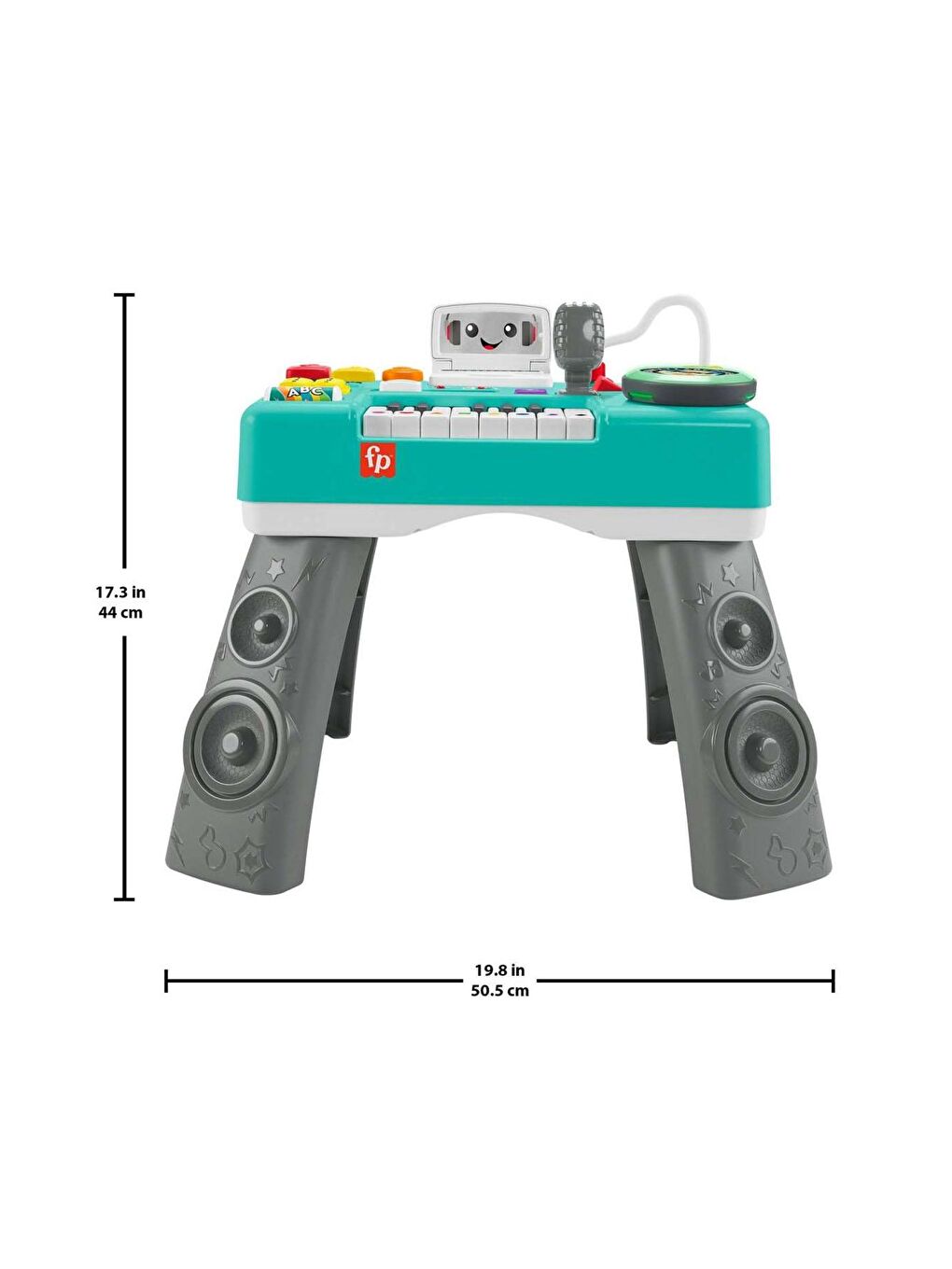 FISHER PRICE Beyaz-Renklibaskı Fisher-Price Eğlenceli DJ Aktivite Masası HRB61 - 2