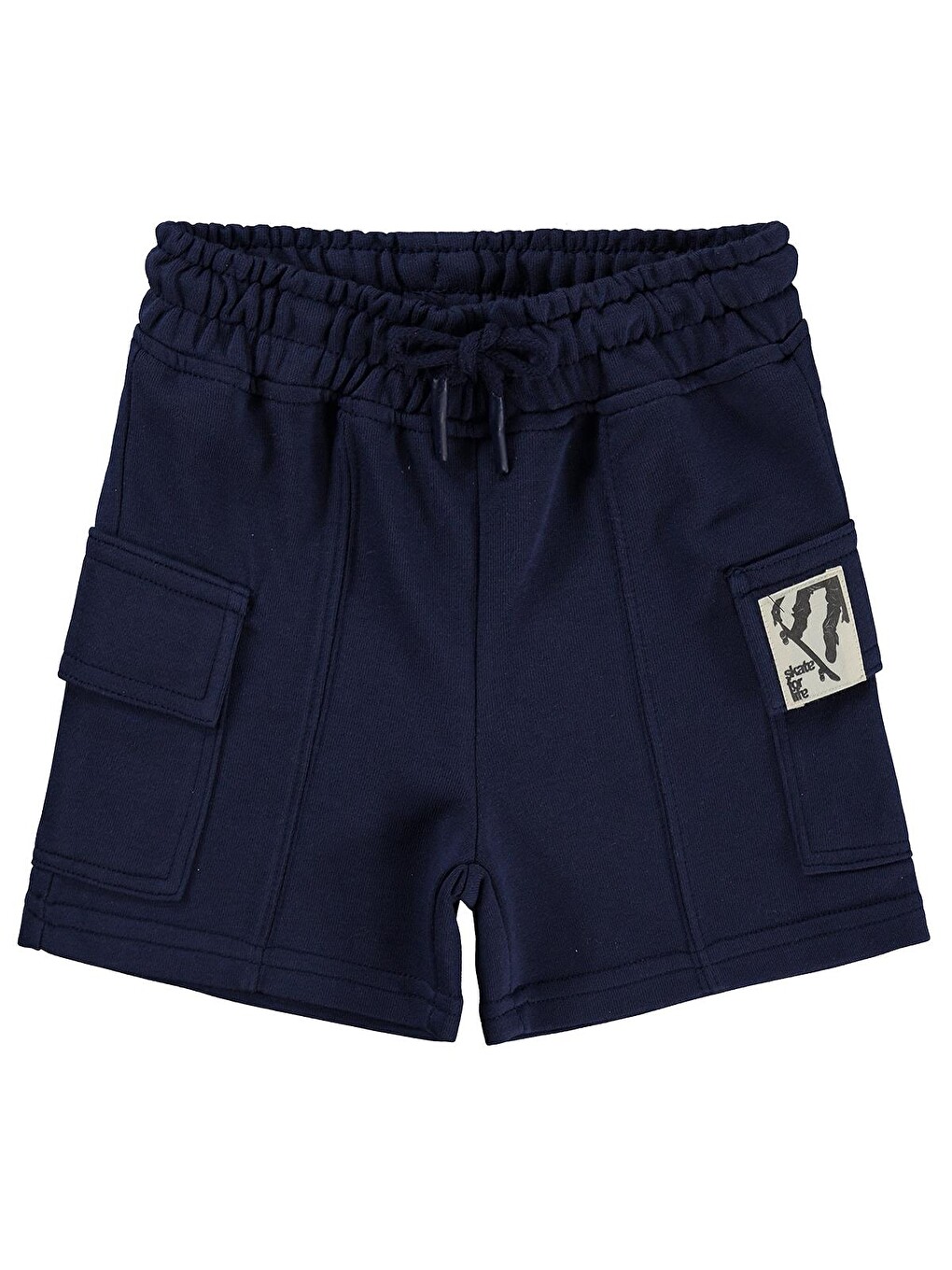 Boys Basic Kargo Cepli 2-5 Yaş Kapri - Lacivert