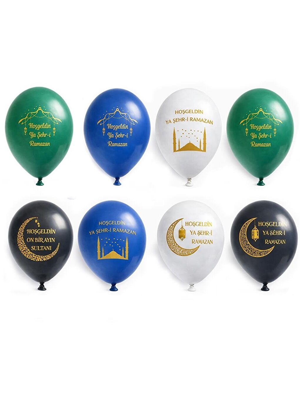 Karışık Lüks Hoşgeldin Ramazan Dekor Seti – Altın Detaylı Süsleme Seti-4