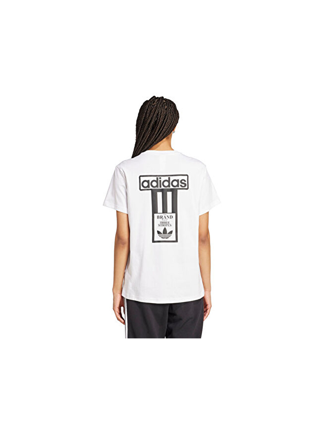 Adibreak Tee Kadın Günlük Tişört Jv7207 Beyaz-1