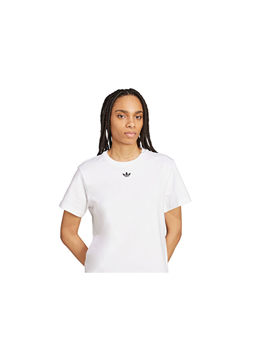 Adibreak Tee Kadın Günlük Tişört Jv7207 Beyaz-3
