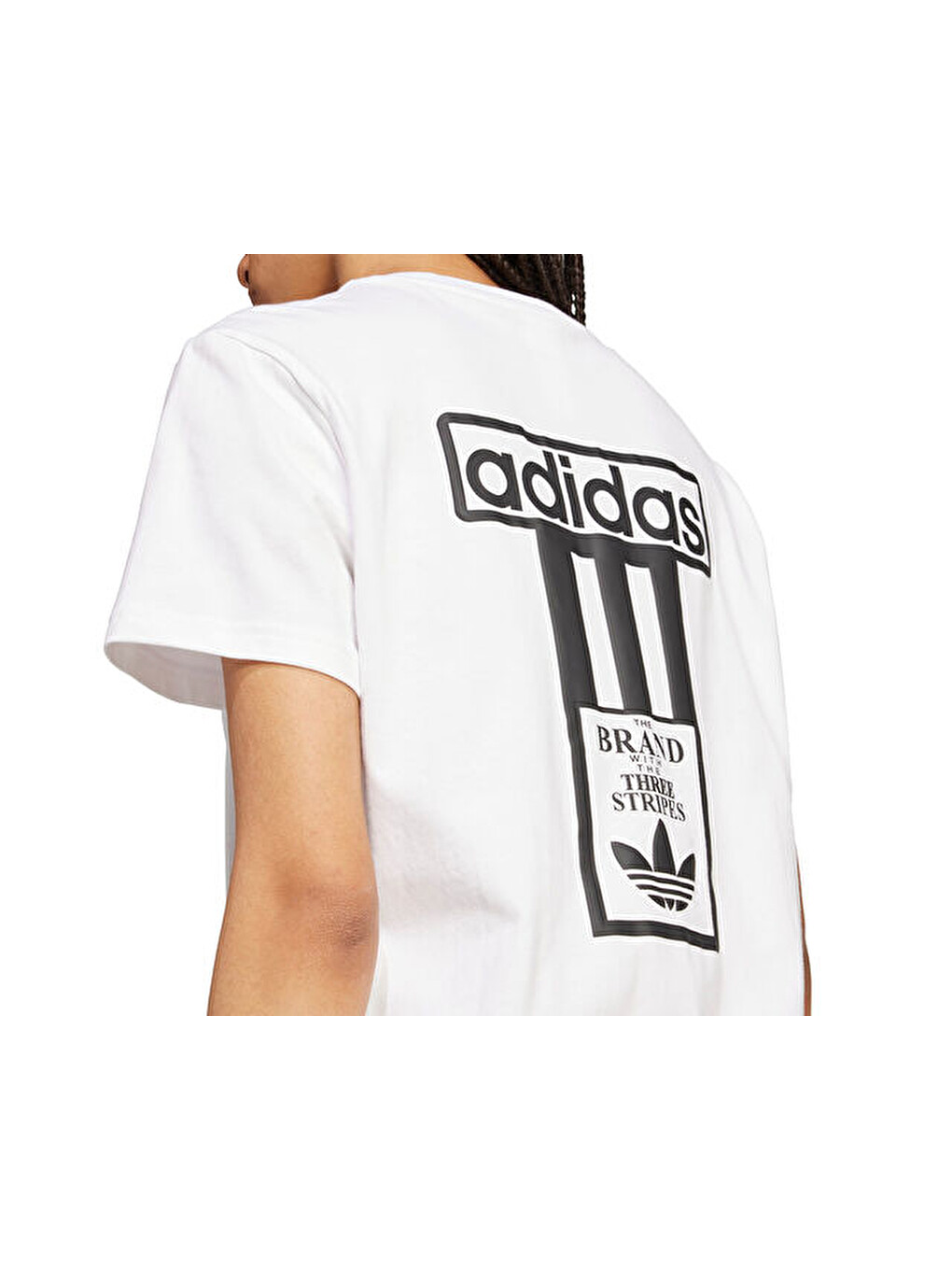 Adibreak Tee Kadın Günlük Tişört Jv7207 Beyaz-4