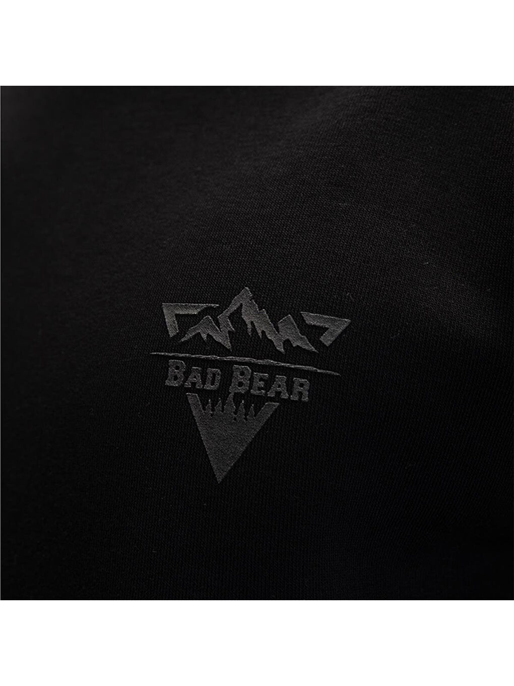 Lake Erkek Siyah Kapüşonlu Sweatshirt-4