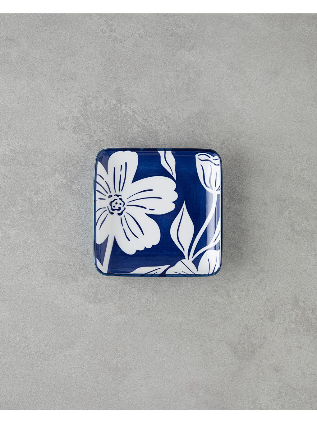 Ophelia Porselen Çerezlik Mavi-Beyaz-1