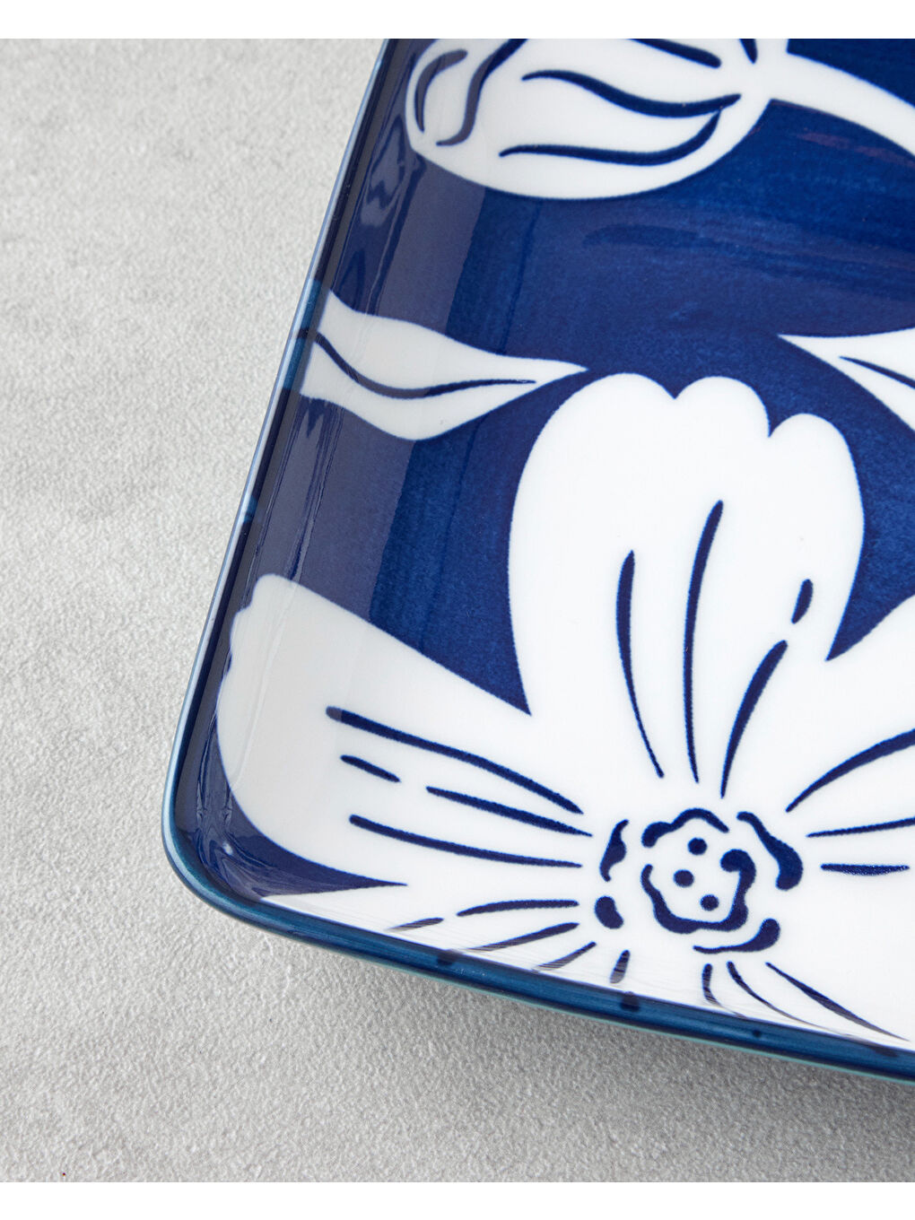 Ophelia Porselen Çerezlik Mavi-Beyaz-2