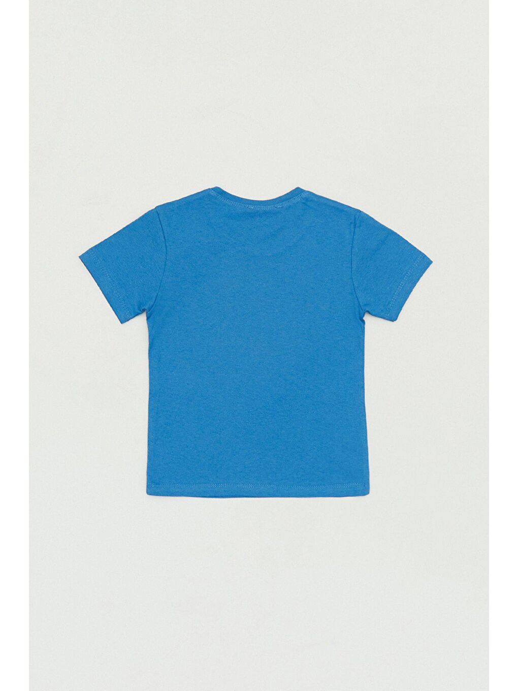 İndigo Cal Baskılı Bisiklet Yaka Erkek Çocuk Tişört-1