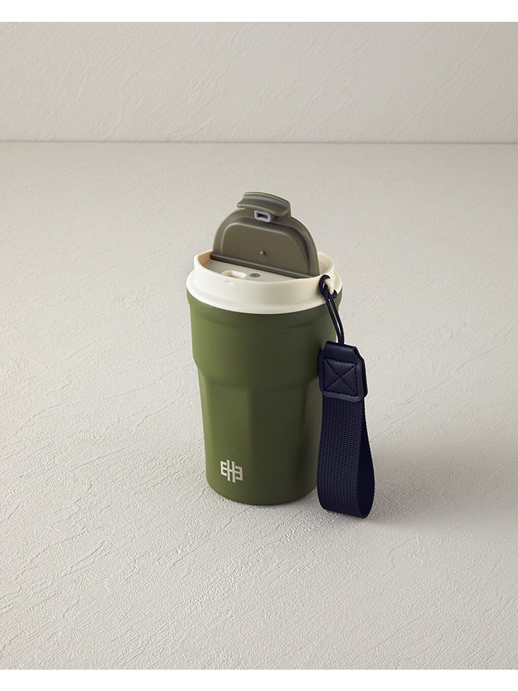 Fiera Paslanmaz Çelik Termos 360 ml Yeşil-1