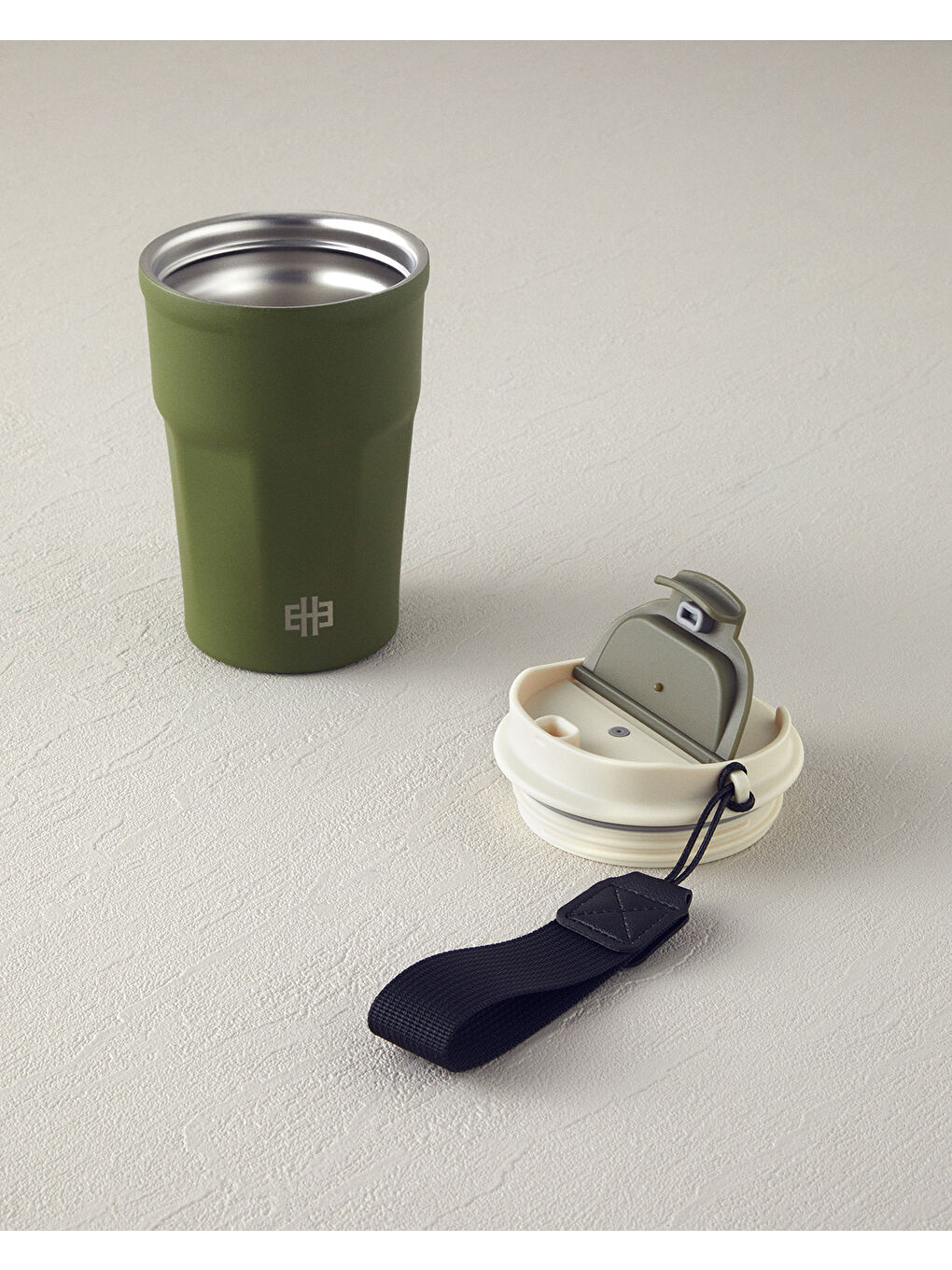 Fiera Paslanmaz Çelik Termos 360 ml Yeşil-2