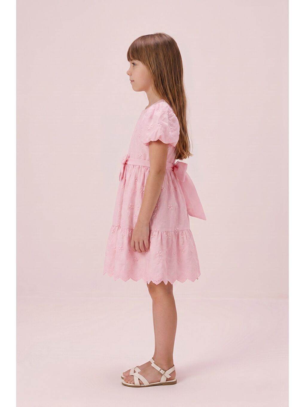 Pembe Kız Çocuk elbise-1