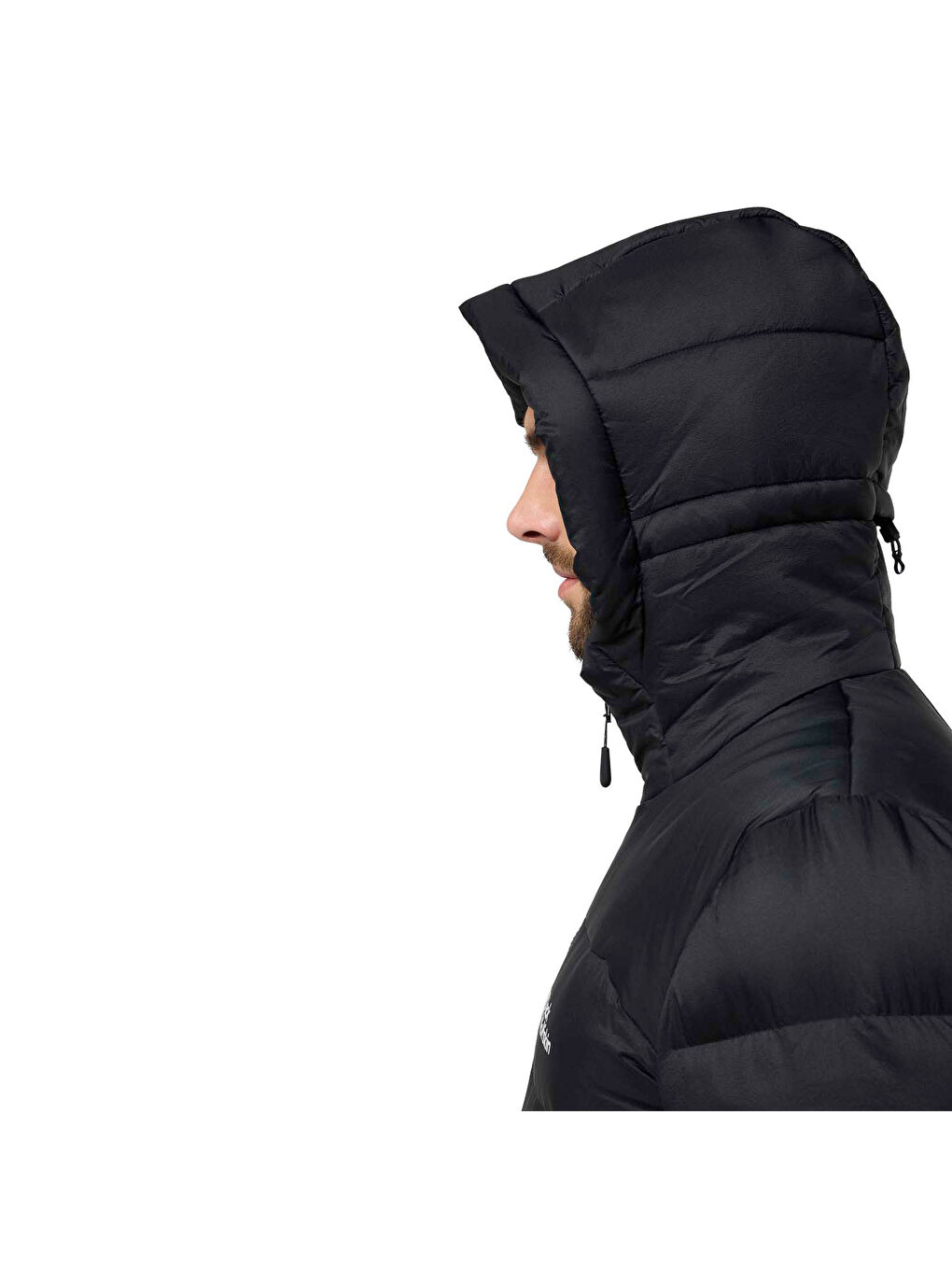 Nebelhorn Down Hoody Erkek Siyah Outdoor Şişme Mont-7