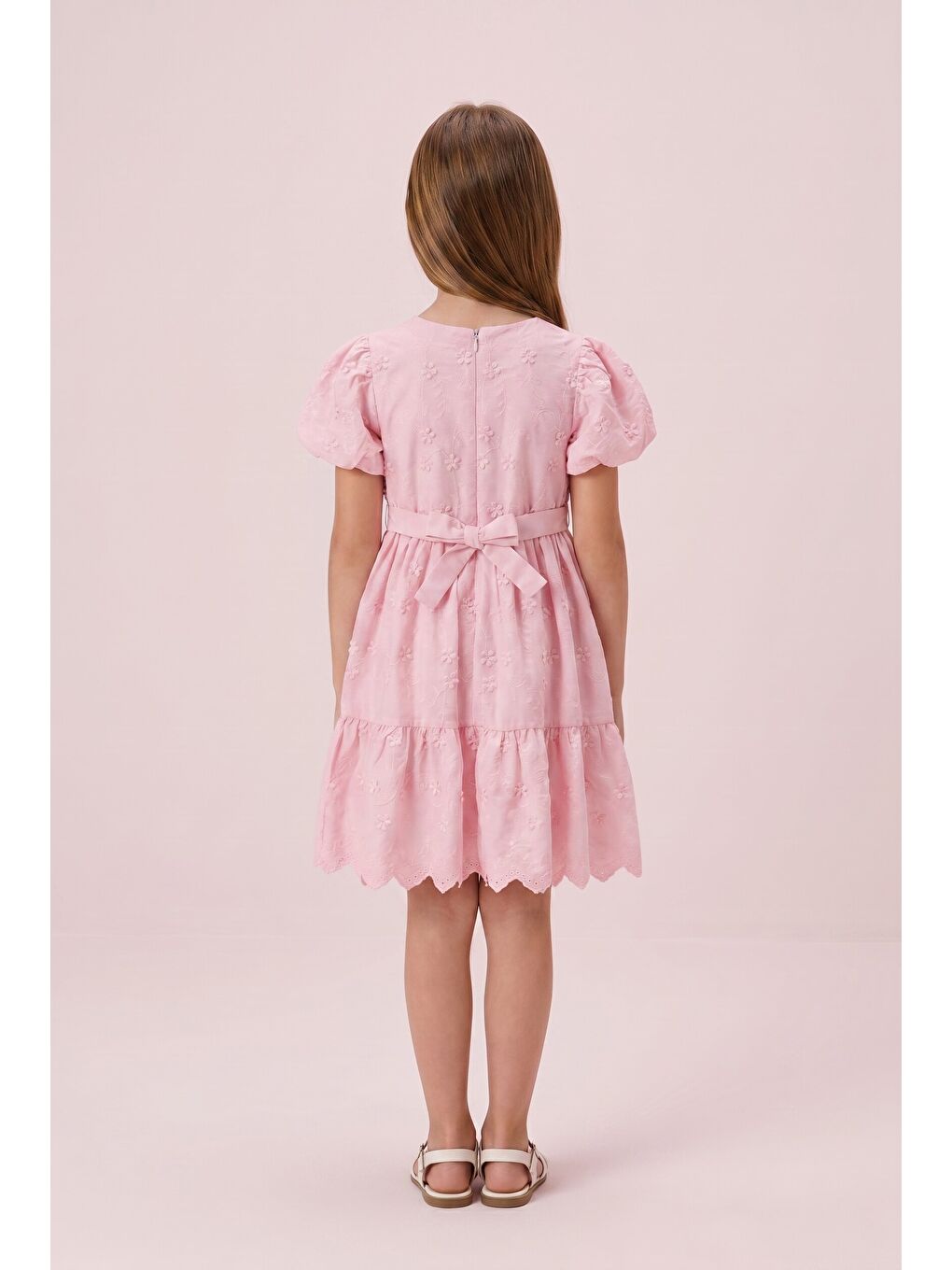 Pembe Kız Çocuk elbise-2