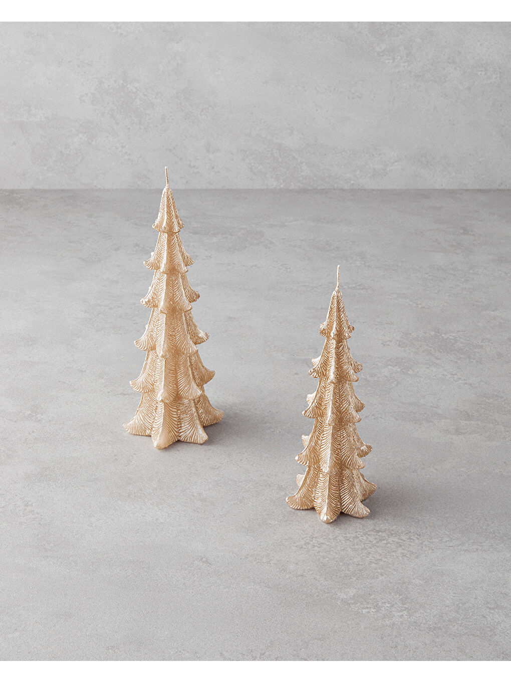 Sarı Christmas Tree Mum 9x9x22,5 cm Gold-3