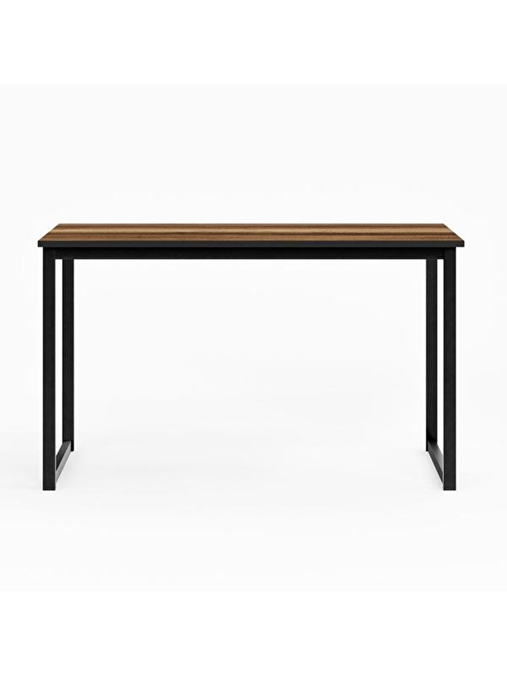 Kahverengi 120 cm Çalışma Masası - Barok Ceviz-5