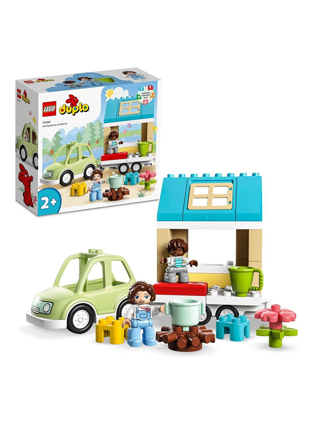 DUPLO Kasabası Tekerlekli Aile Evi 10986