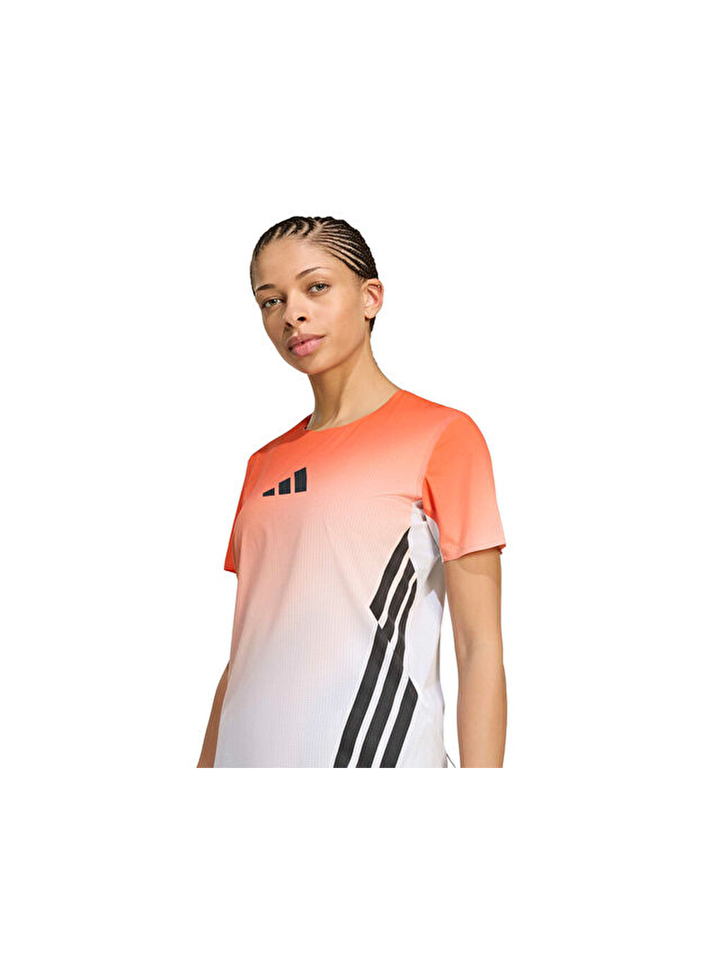 W Xpr Pro Tee Kadın Koşu Tişörtü Jv6530 Beyaz-2