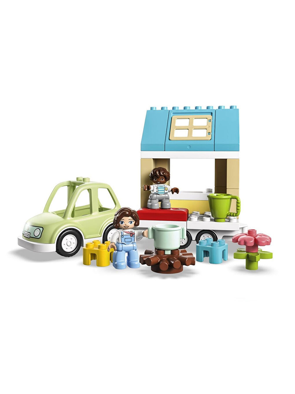 DUPLO Kasabası Tekerlekli Aile Evi 10986-6