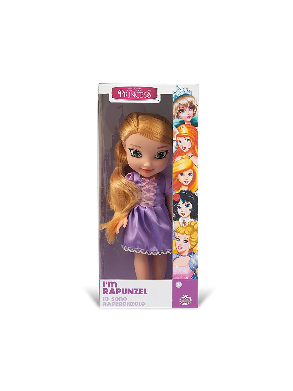 DISNEY Beyaz-Renklibaskı Prenses Bebek Rapunzel 35Cm-GG03017 - 1