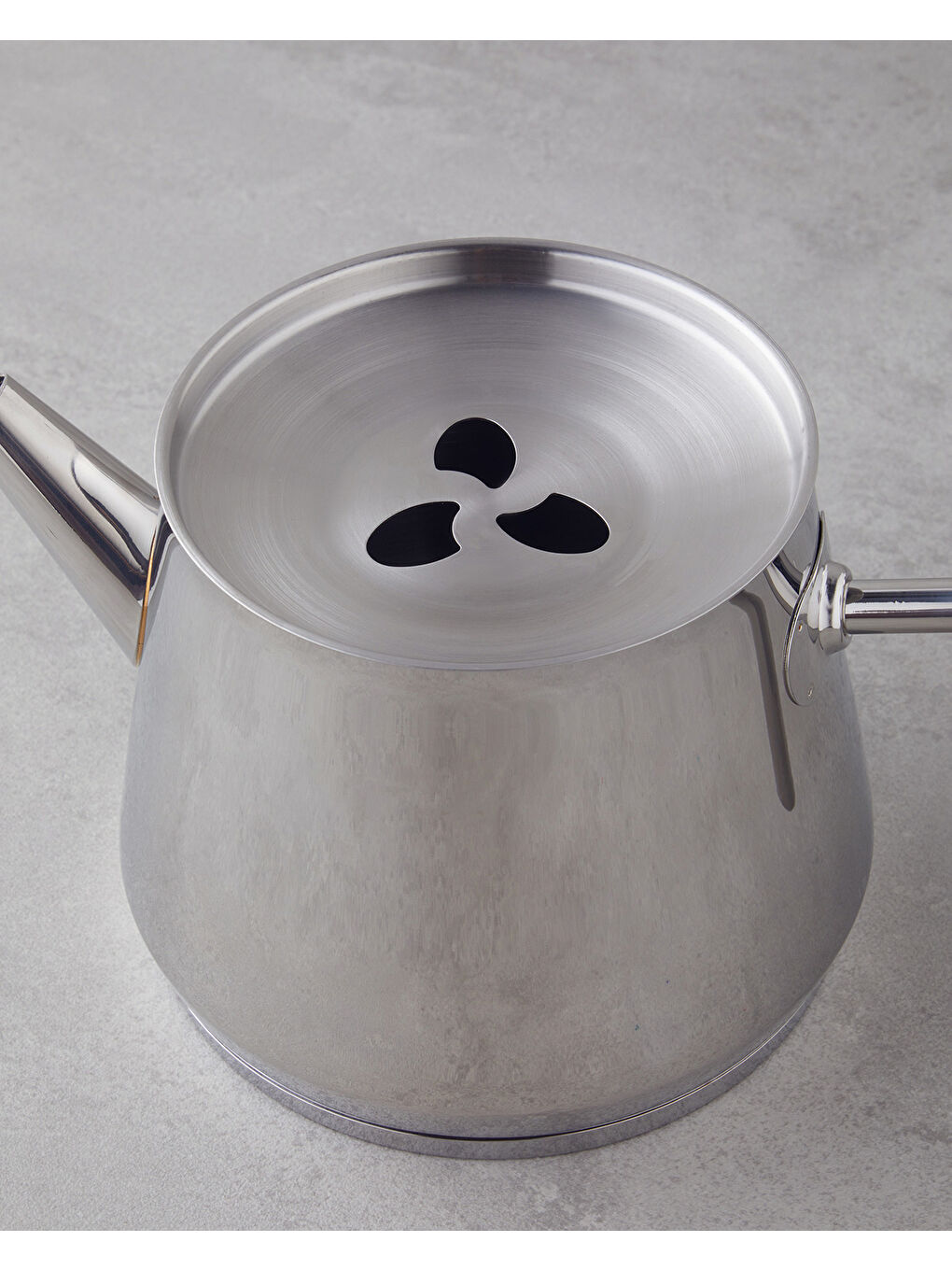 Gri New Aden Çelik Çaydanlık 0,75 L-1,75 L Silver-2