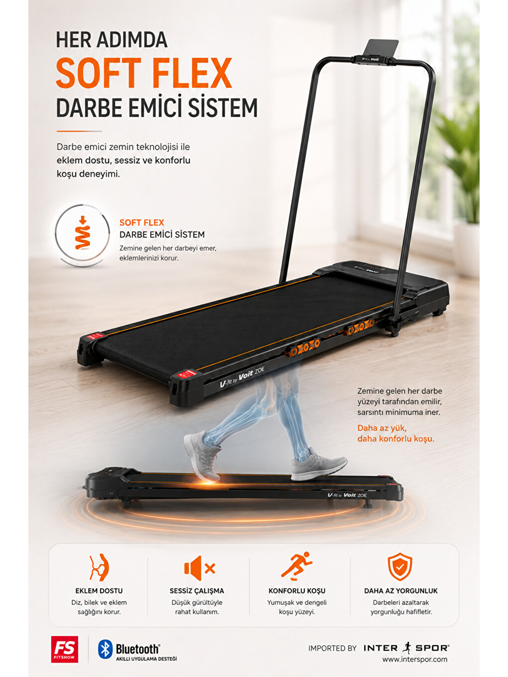 Siyah Vfit By Zoe Otomatik Eğimli Uzaktan Kumandalı Bluetooth Uygulamalı Tutma Kollu Katlanabilir-1