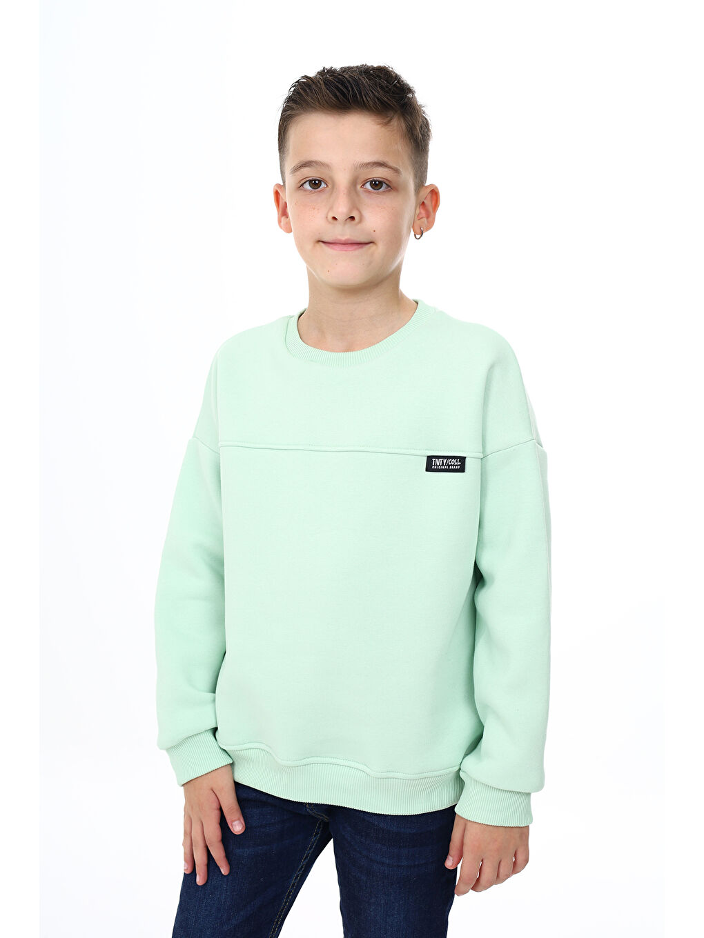 Toontoykids Yeşil Erkek Çocuk Sweatshirt