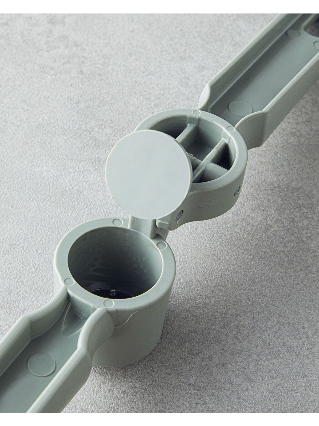 Ofelia Plastik Sarımsak Ezici Mutfak Gereci 14,5 cm Yeşil-2