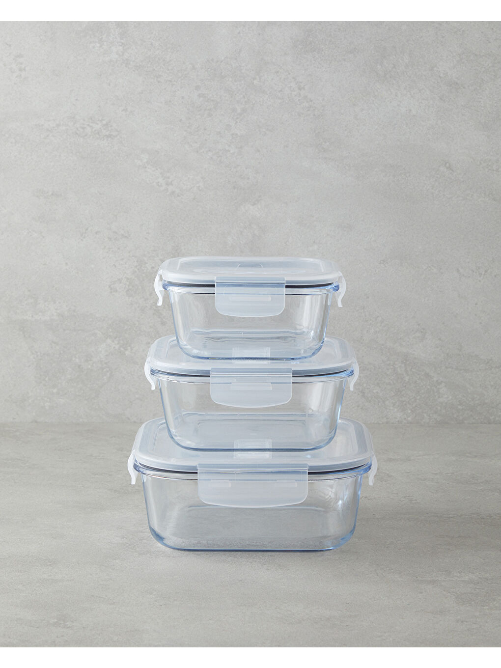 Renksiz Arian Borosilikat Saklama Kabı 1200 ml Şeffaf-3