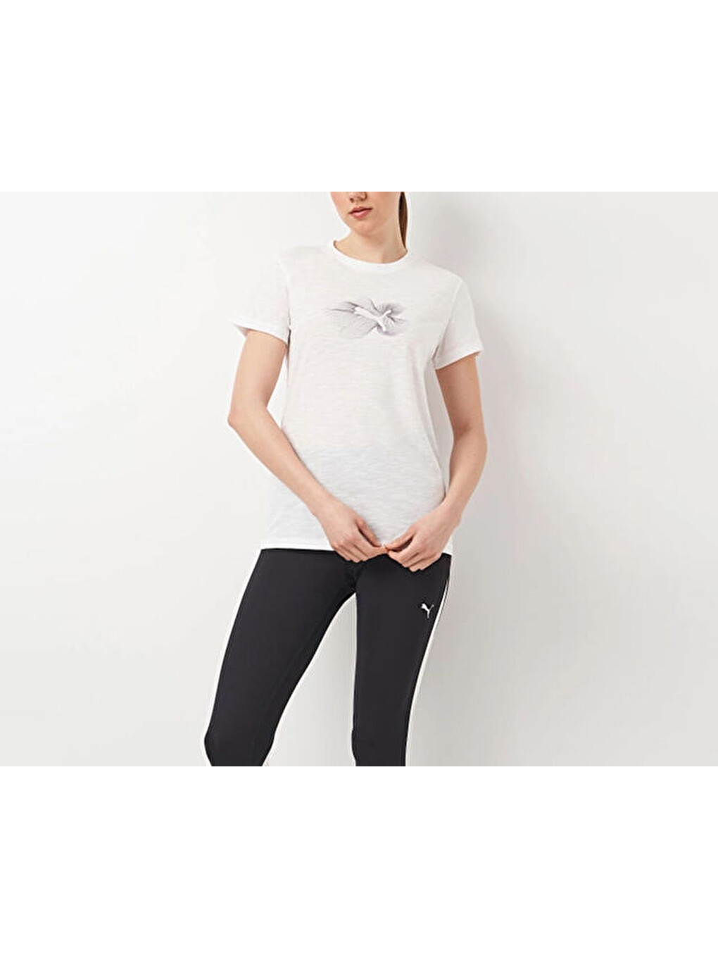 Women's Radiant Run Tee Kadın Günlük Tişört 52512302 Beyaz-2